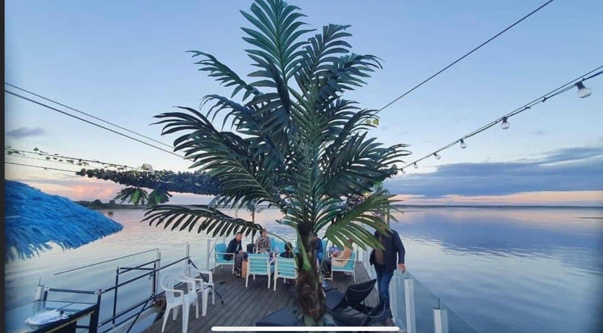 Hotel Houseboat On The Water Liepāja Exterior foto